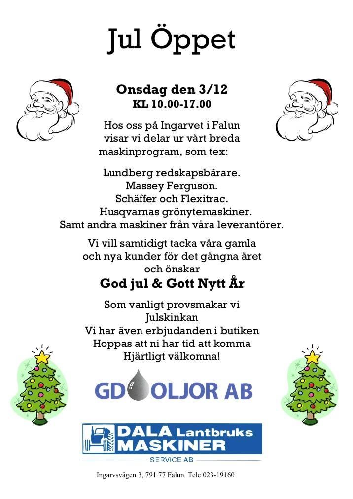 Öppet Hus Falun Muut maatalouskoneet