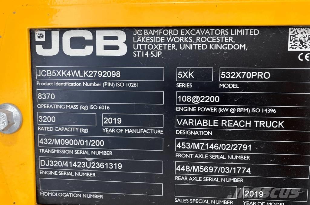 JCB 532-70 Maatalouskurottajat