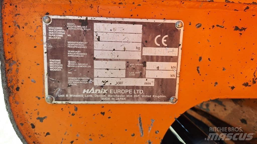 Hanix H15B-2 Minikaivukoneet < 7t