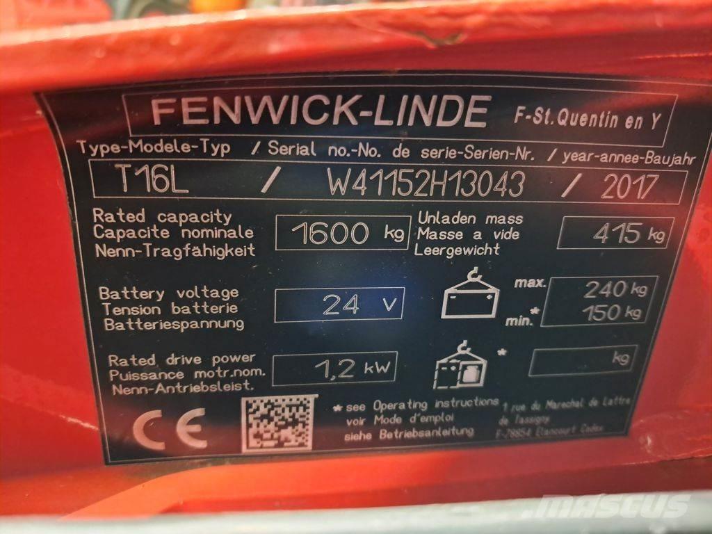 Linde T16L Lavansiirtotrukit