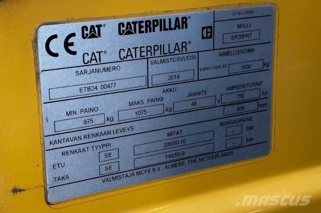 CAT EP 20 Sähkötrukit