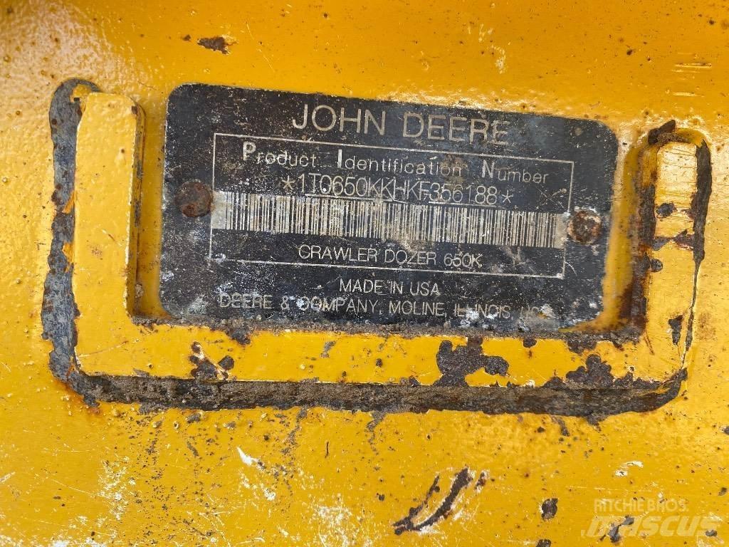 DEERE 650K LGP Telaketjupuskutraktorit