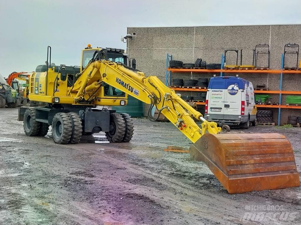 Komatsu PW148-8 Pyöräkaivukoneet