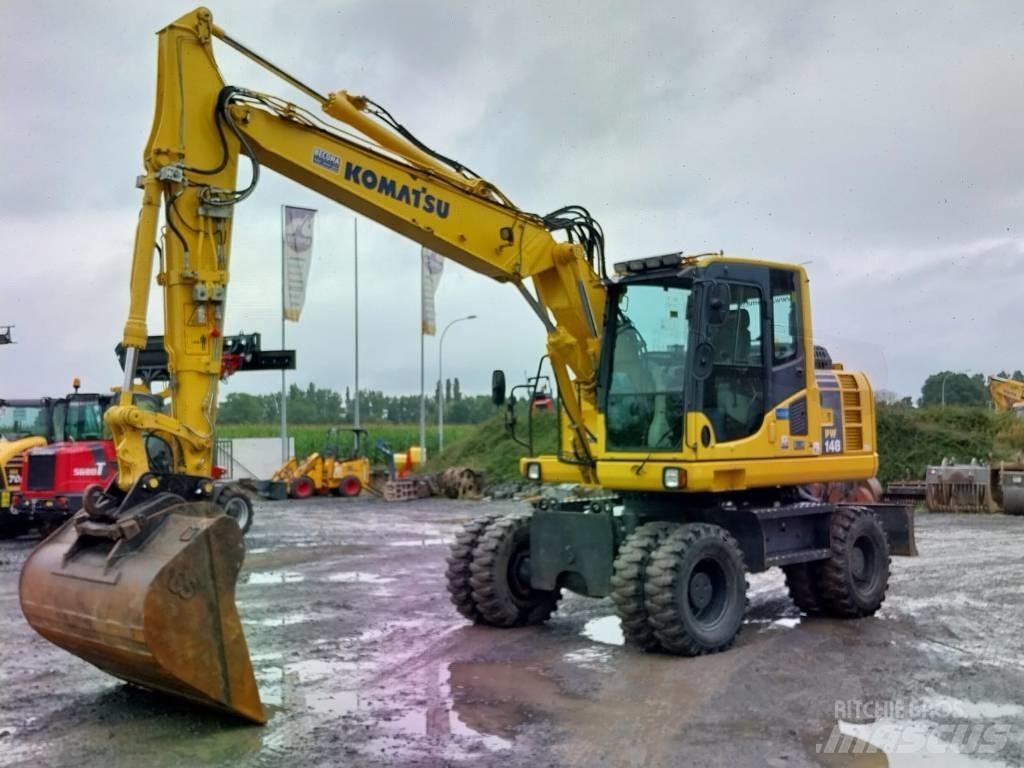 Komatsu PW148-8 Pyöräkaivukoneet