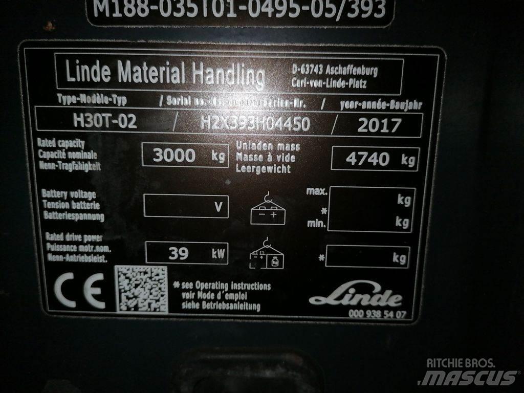 Linde H30T-02 Nestekaasutrukit