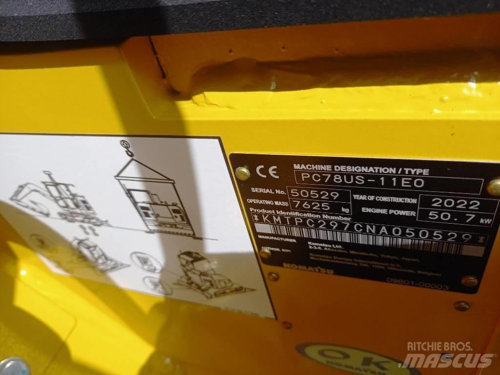 Komatsu PC78US-11EO Midikaivukoneet 7t - 12t