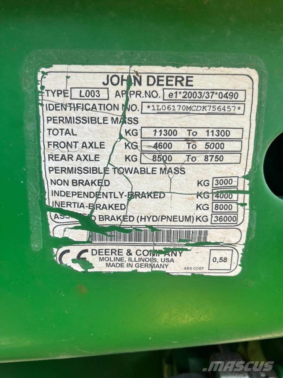 John Deere 6170M Traktorit