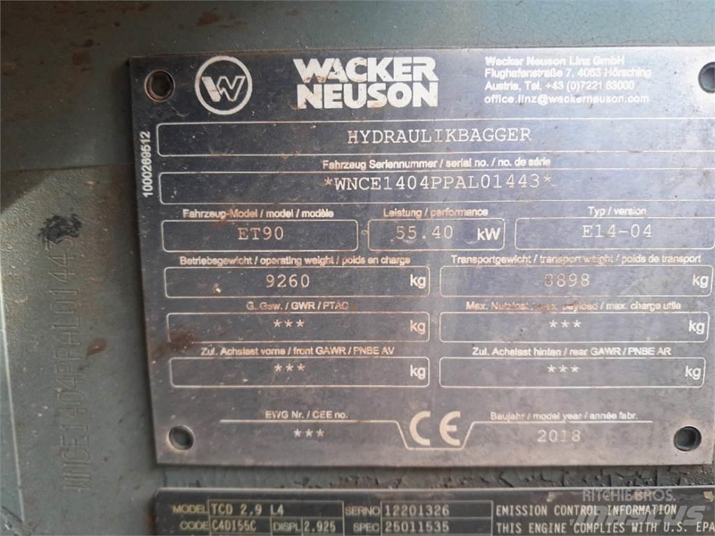 Wacker Neuson ET90 Minikaivukoneet < 7t