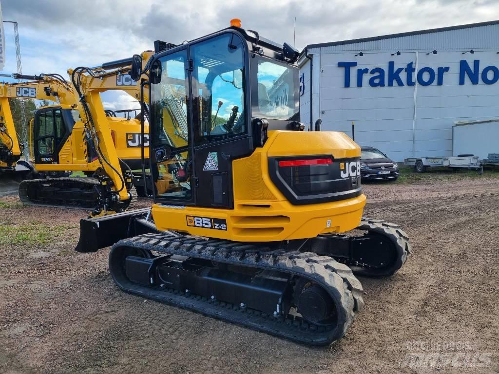 JCB 85Z-2 Ny! omg.lev! Midikaivukoneet 7t - 12t