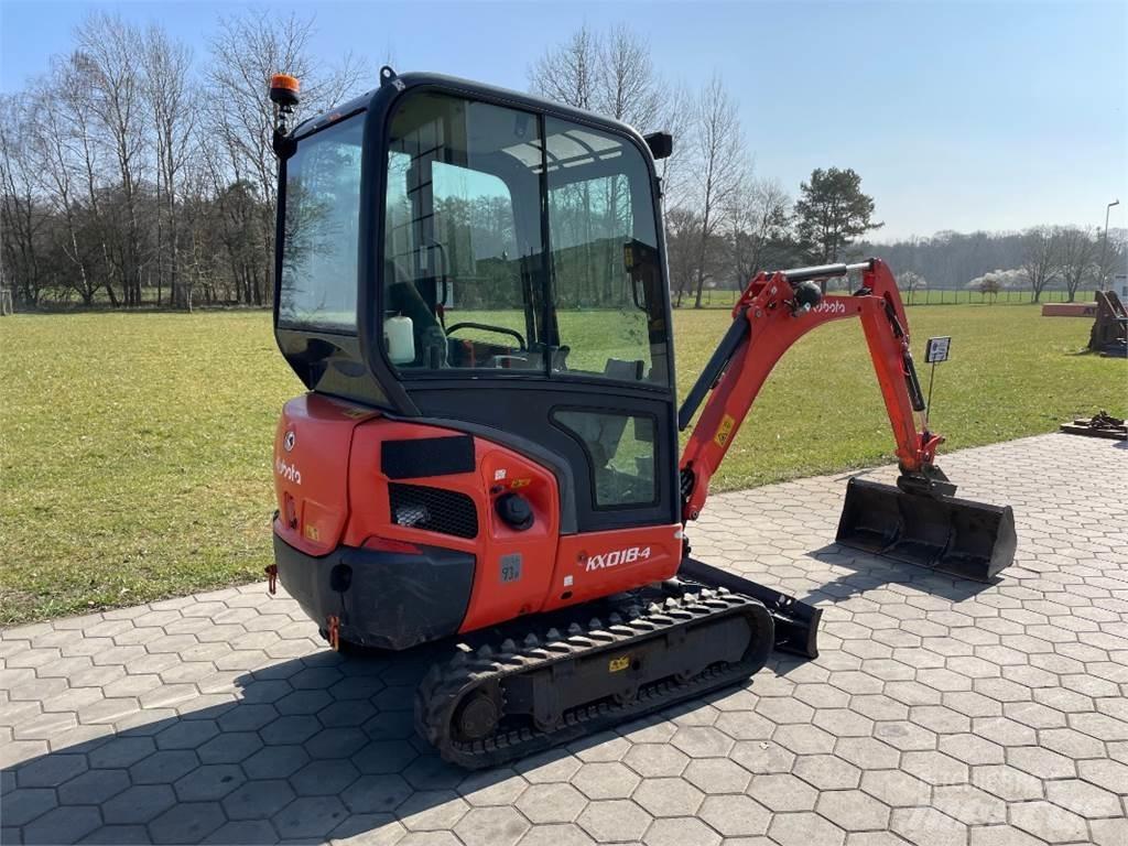 Kubota KX18-4 Minikaivukoneet < 7t