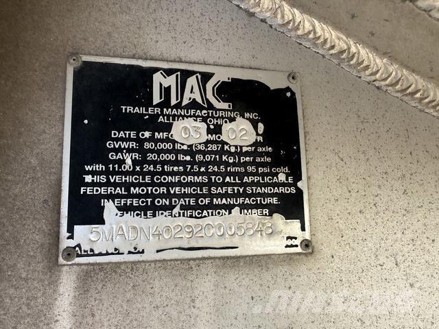 MAC END DUMP Muut perävaunut
