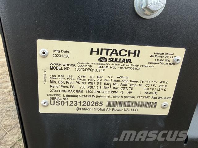 Sullair 185 / D Muut koneet