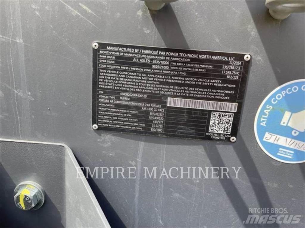 Atlas Copco XAS1800CD Kompressorit