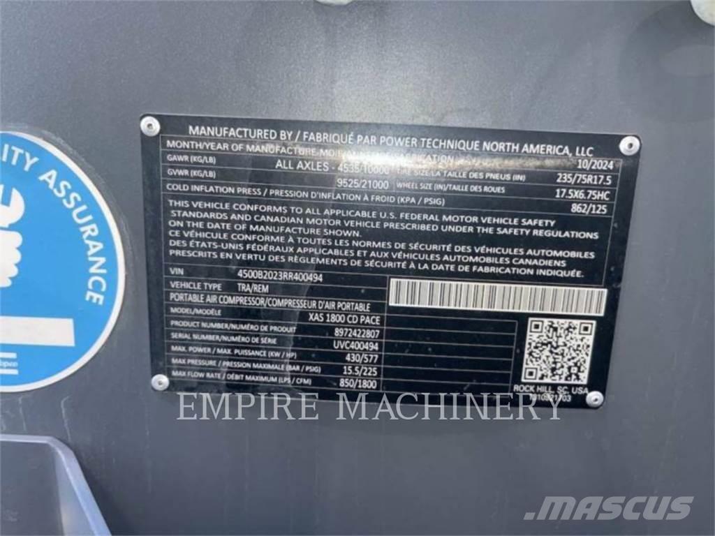 Atlas Copco XAS1800CD Kompressorit