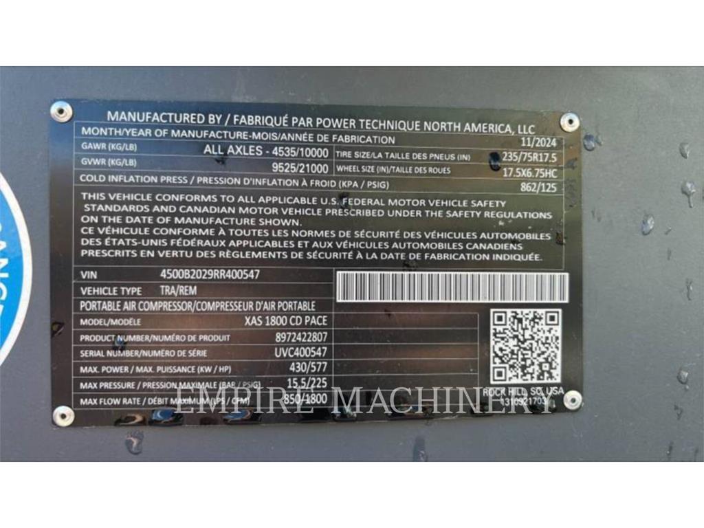 Atlas Copco XAS1800CD Kompressorit