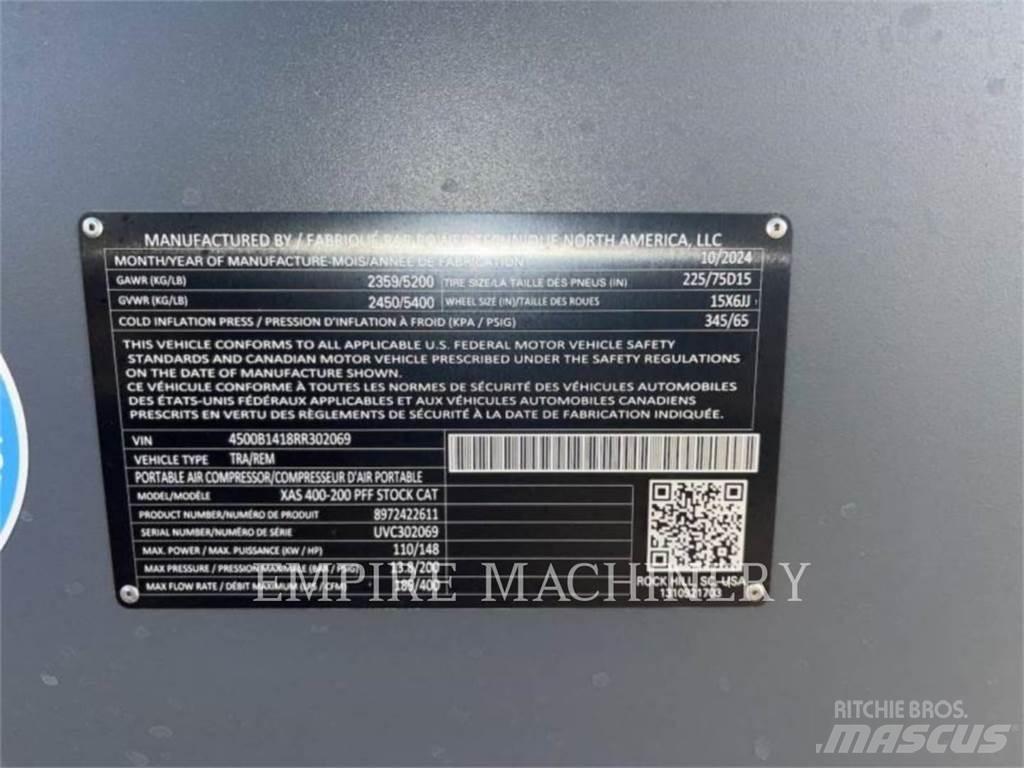 Atlas Copco XAS400CD Kompressorit