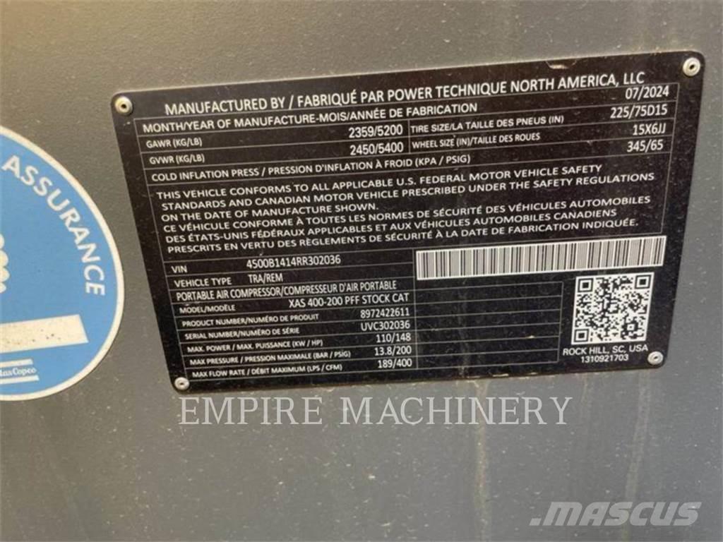 Atlas Copco XAS400CD Kompressorit