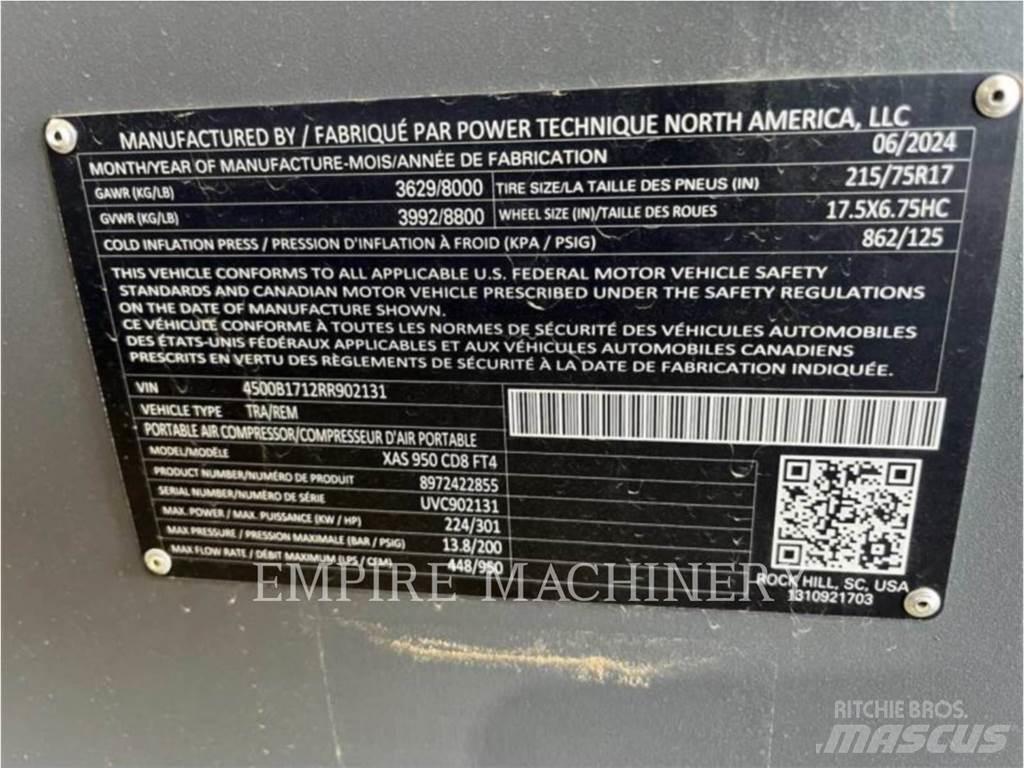 Atlas Copco XAS950CD Kompressorit