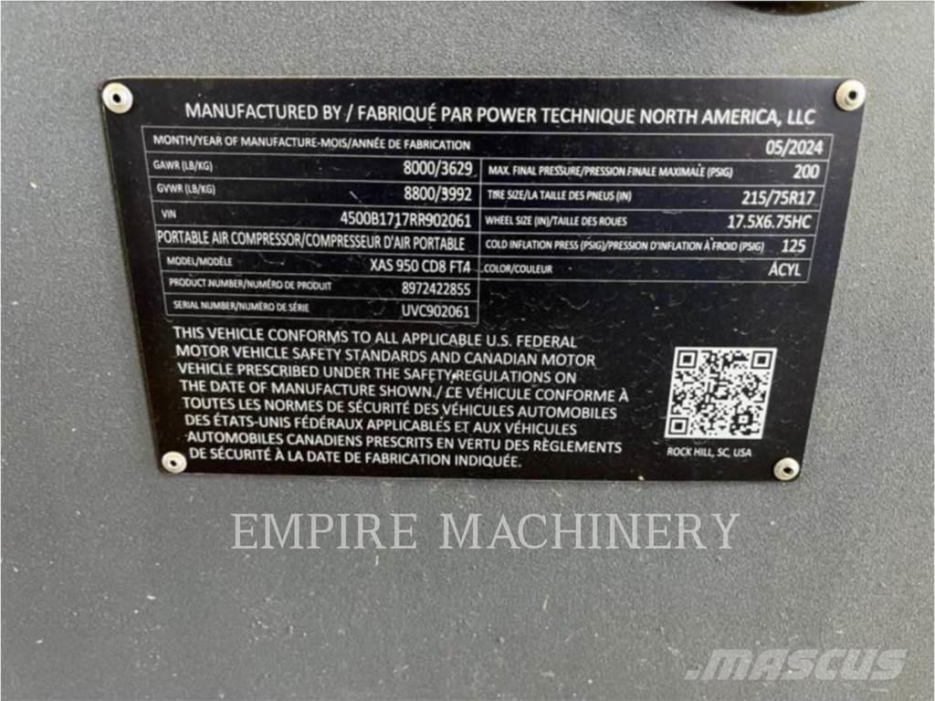 Atlas Copco XAS950CD Kompressorit