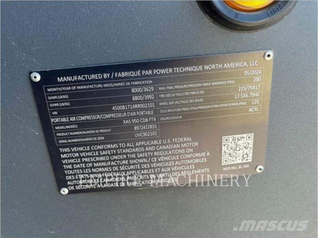 Atlas Copco XAS950CD Kompressorit