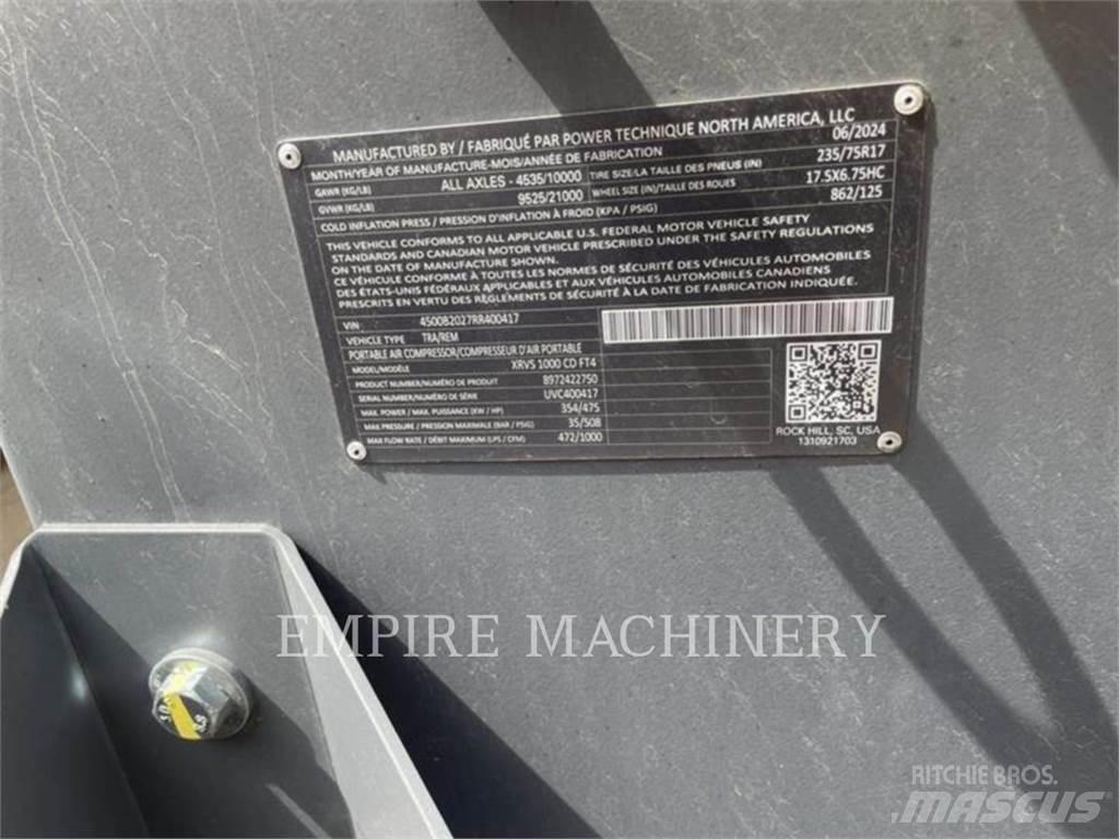 Atlas Copco XRVS1000CD Kompressorit
