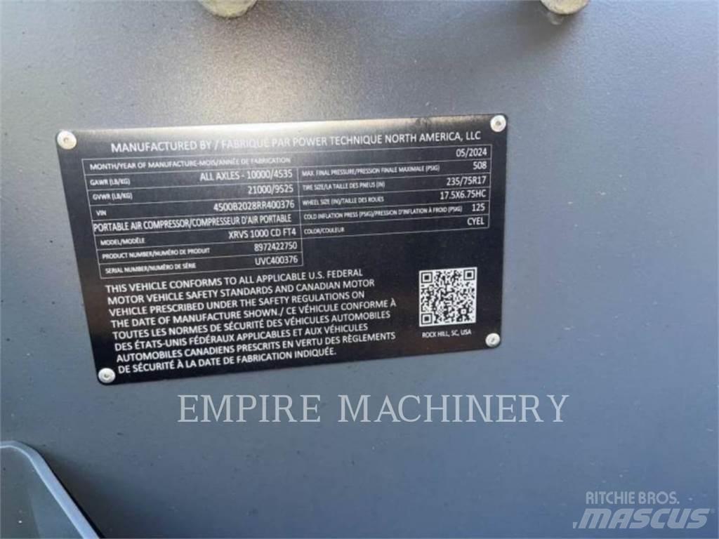 Atlas Copco XRVS1000CD Kompressorit