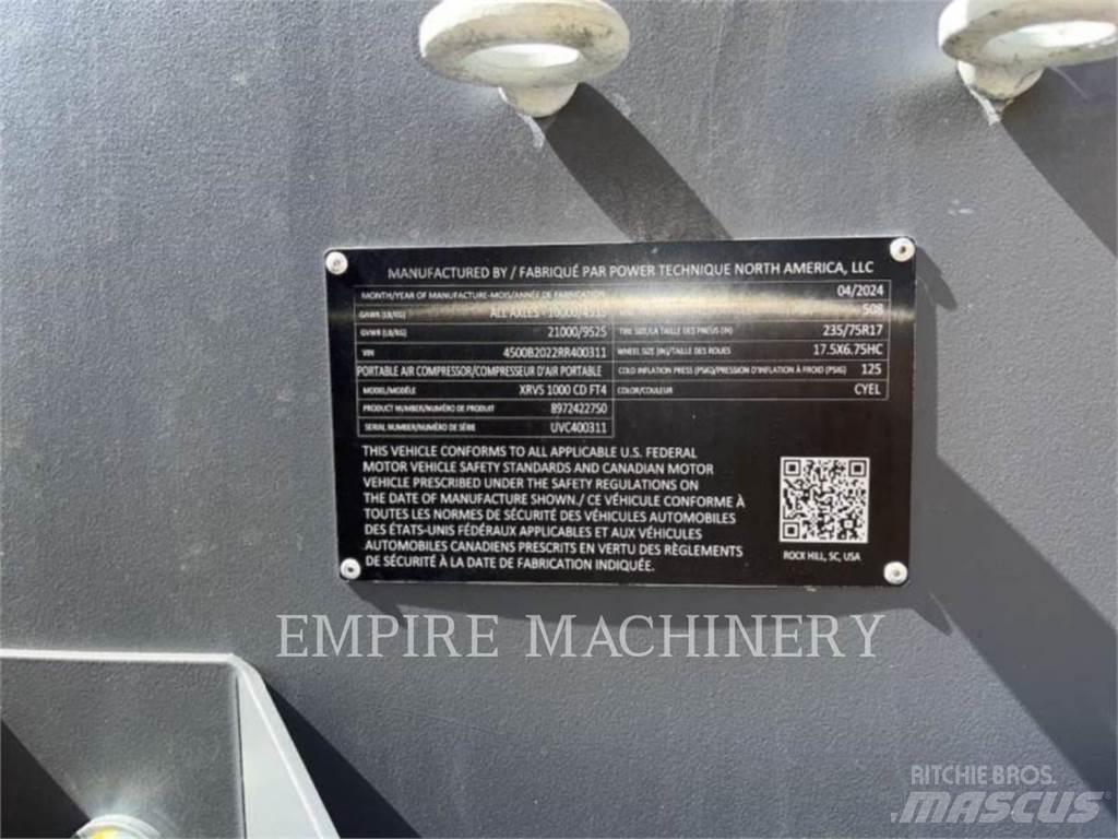 Atlas Copco XRVS1000CD Kompressorit