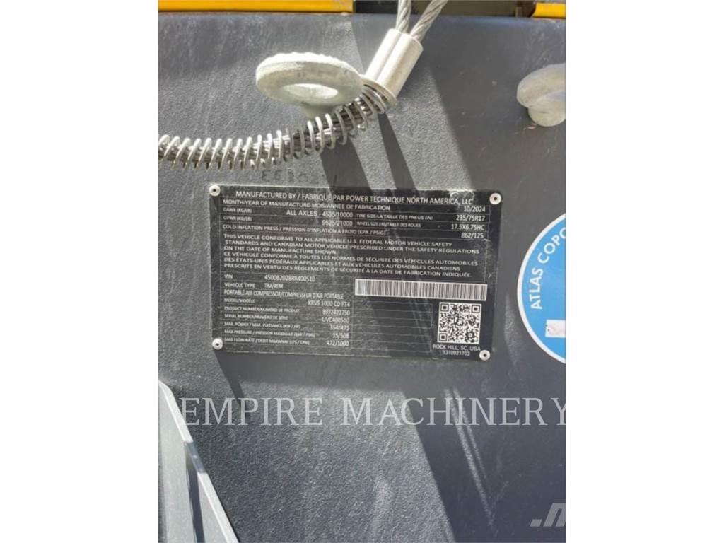 Atlas Copco XRVS1000CD Kompressorit