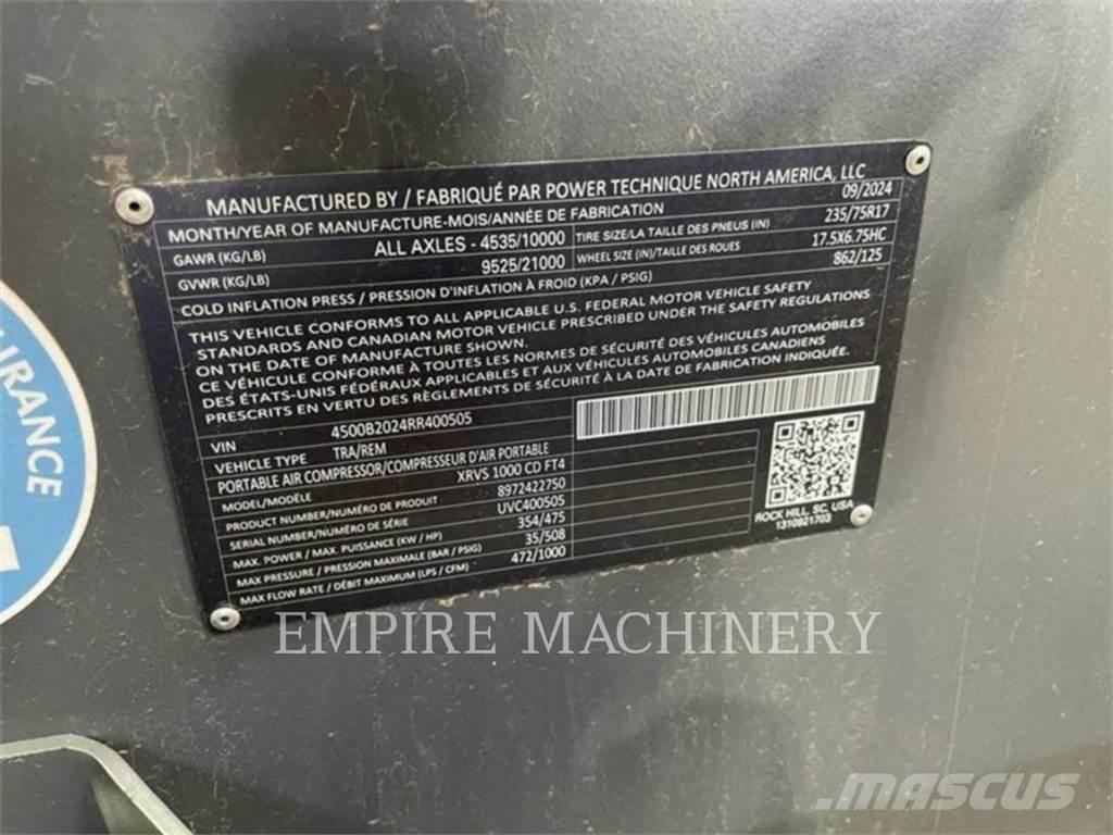 Atlas Copco XRVS1000CD Kompressorit