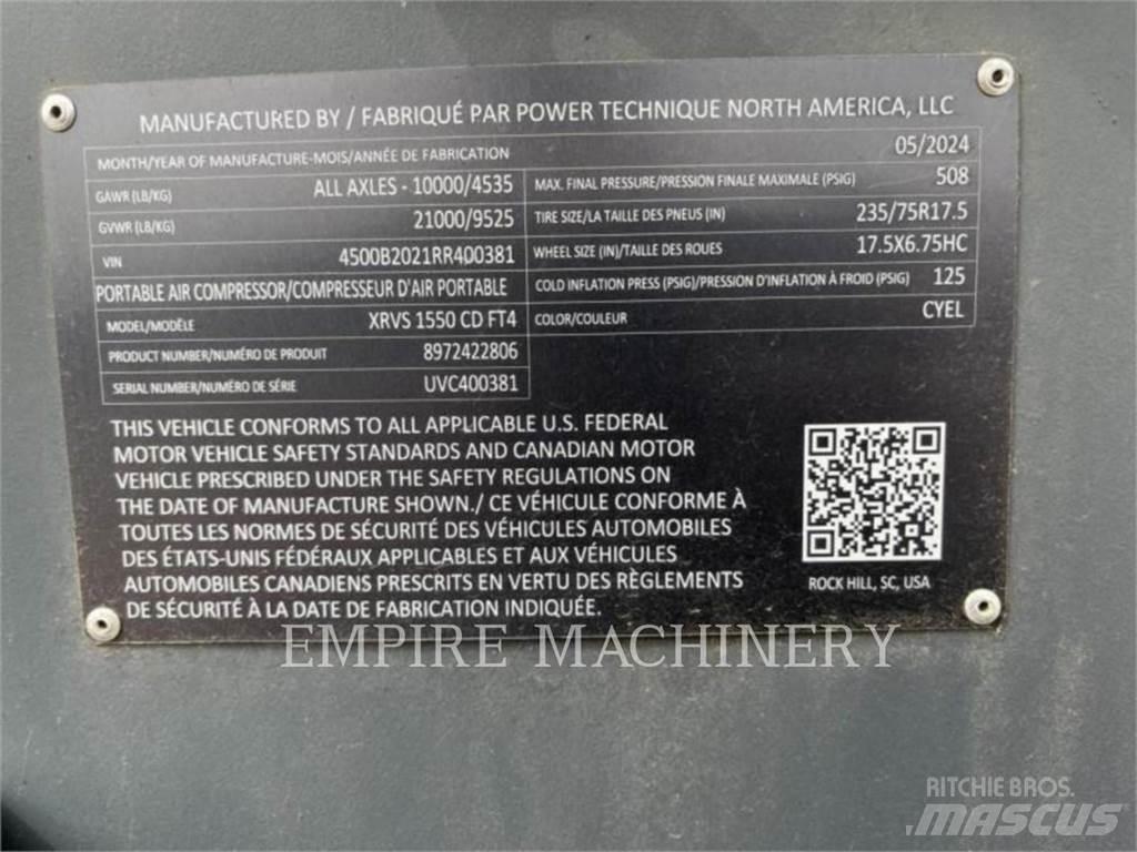 Atlas Copco XRVS1550CD Kompressorit