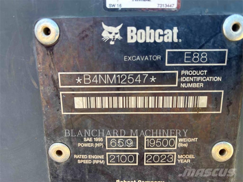 Bobcat E88 Telakaivukoneet