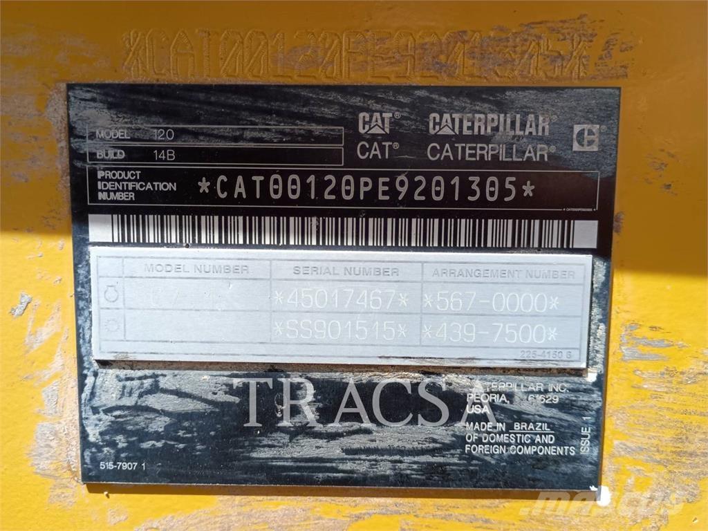 CAT 120 Tiehöylät