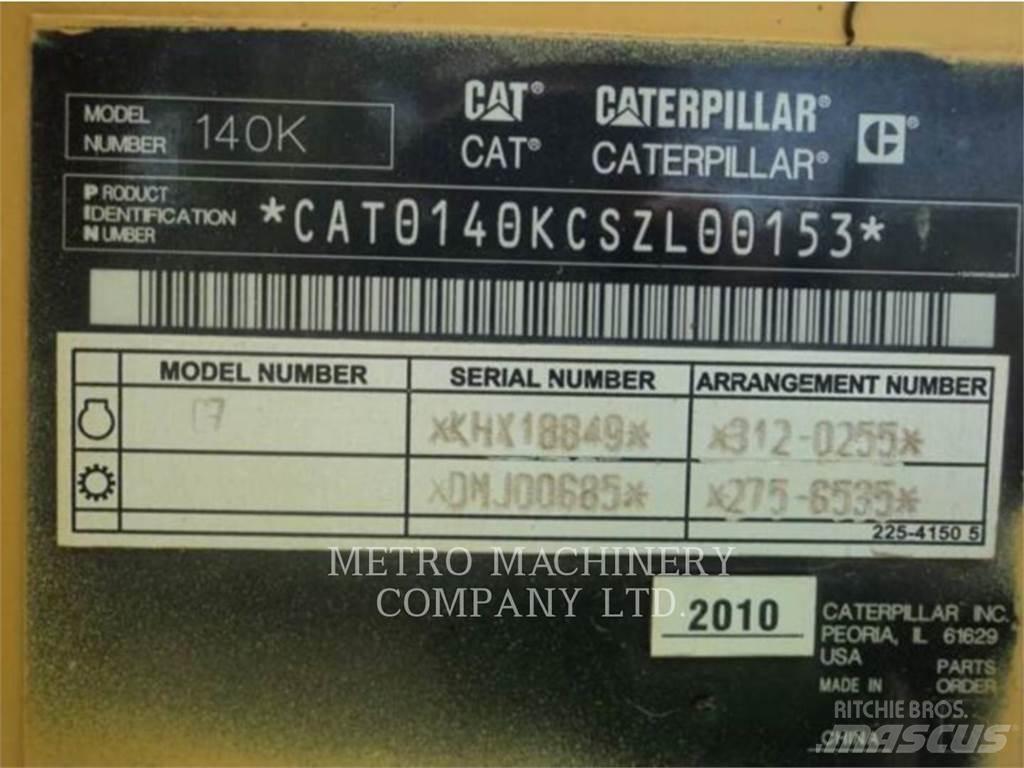 CAT 140K Tiehöylät