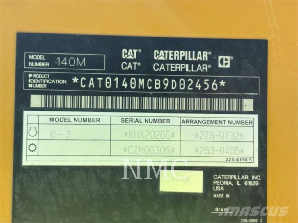 CAT 140M Tiehöylät