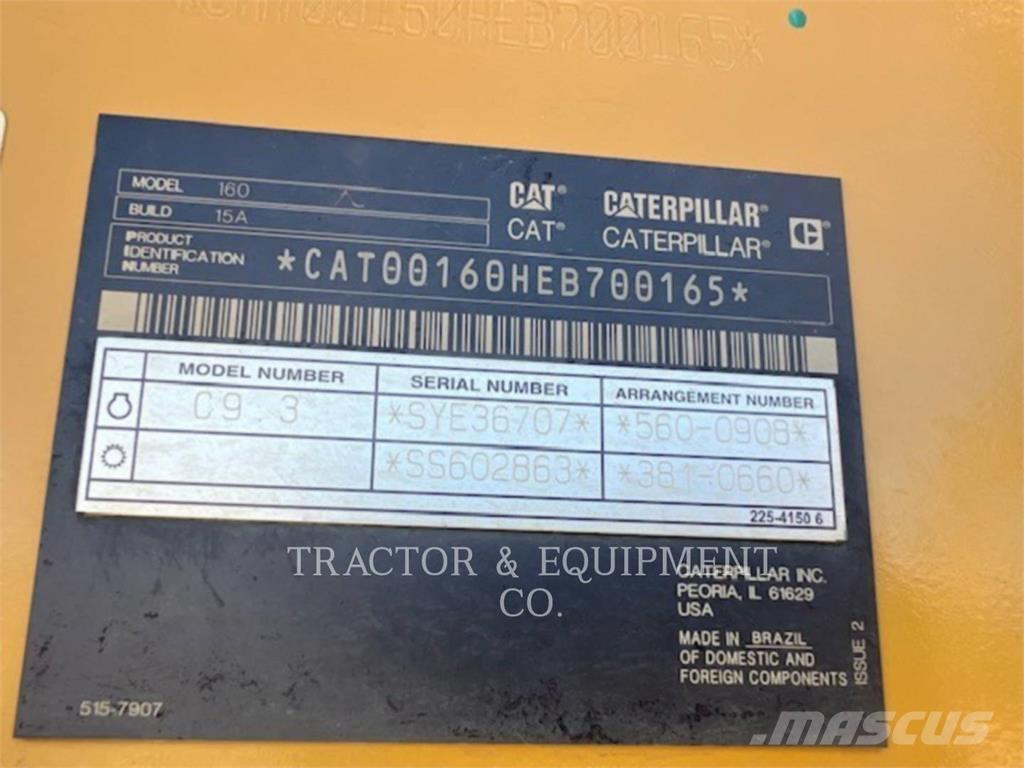 CAT 160-15AWD Tiehöylät