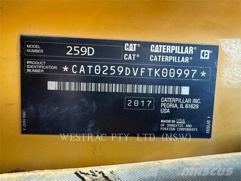 CAT 259D Telakuormaajat