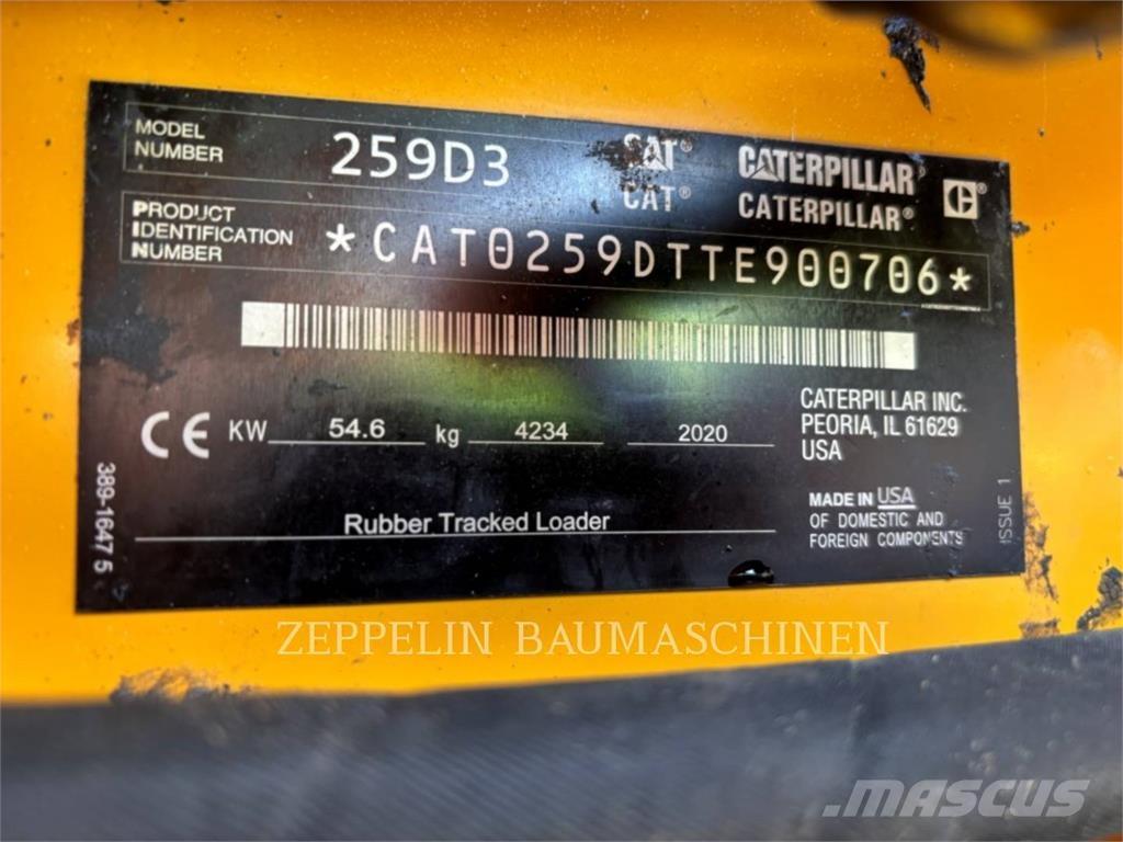 CAT 259D Liukuohjatut kuormaajat