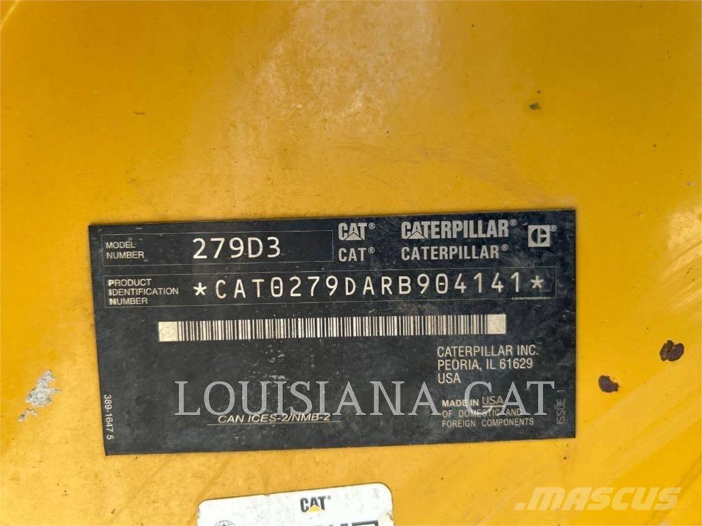 CAT 279D3 Liukuohjatut kuormaajat