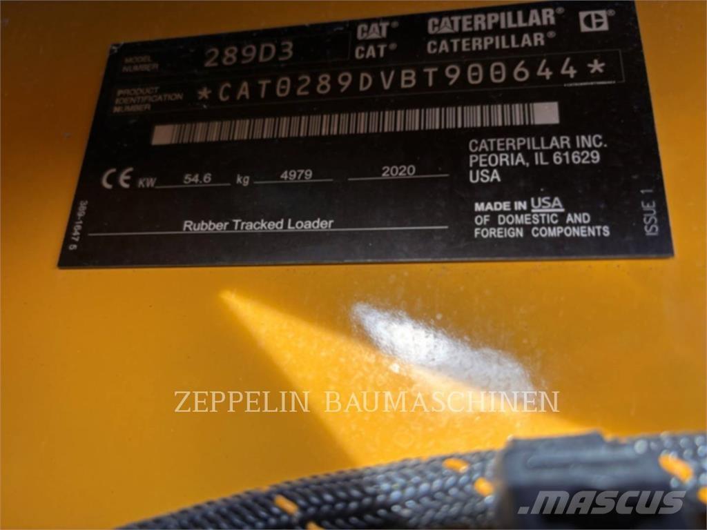 CAT 289D Liukuohjatut kuormaajat