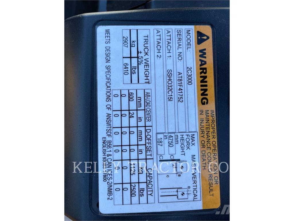 CAT 2C3000 Muut haarukkatrukit