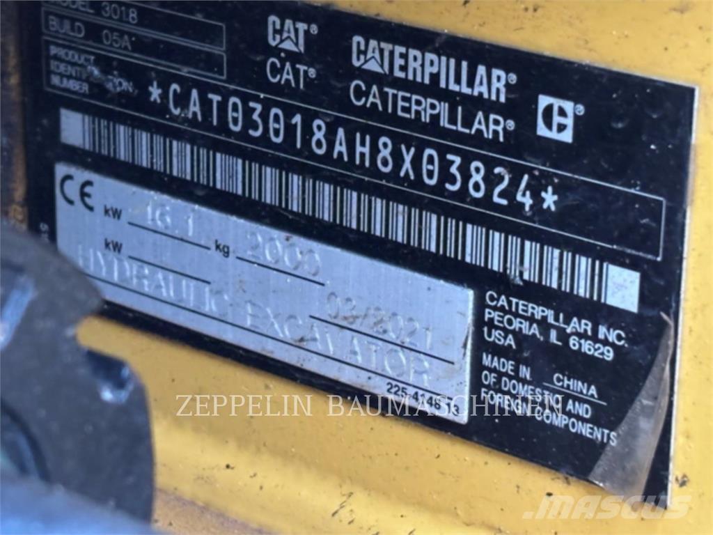 CAT 301.8-05A Telakaivukoneet