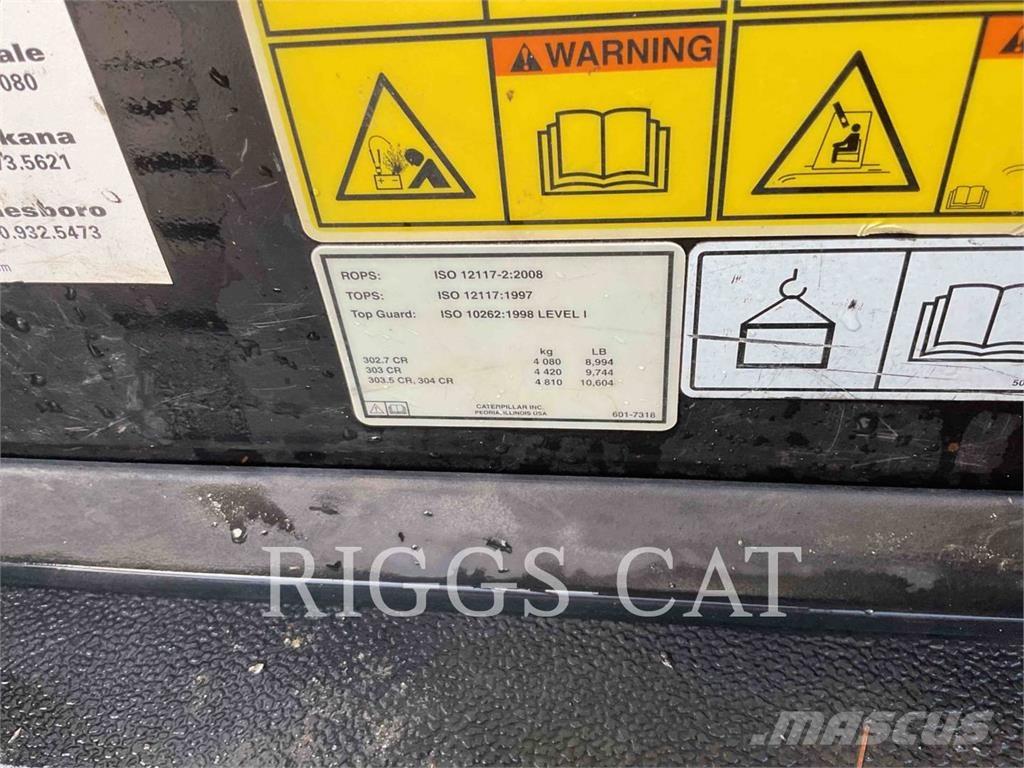 CAT 302.707CR Telakaivukoneet