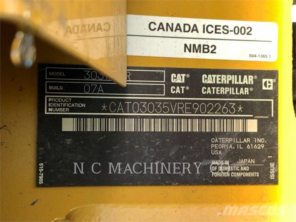 CAT 303.5 CRCB Telakaivukoneet