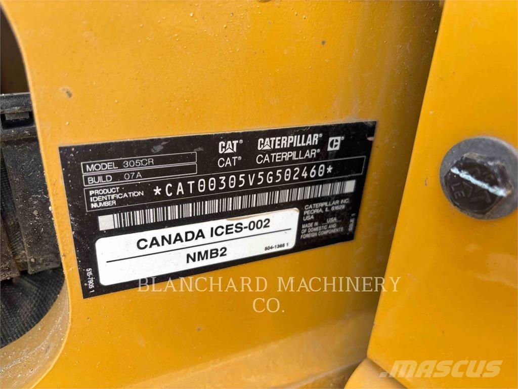 CAT 305 Telakaivukoneet