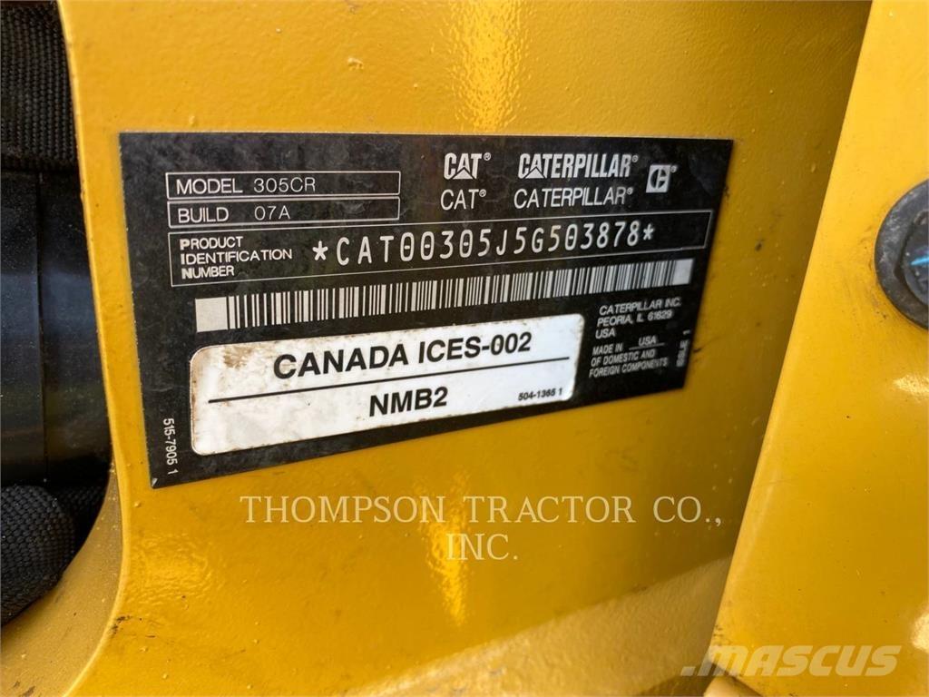 CAT 305 CR Telakaivukoneet