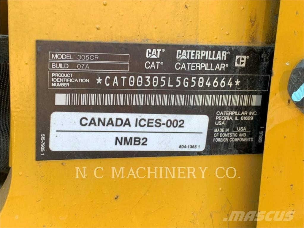 CAT 305 CRCB Telakaivukoneet