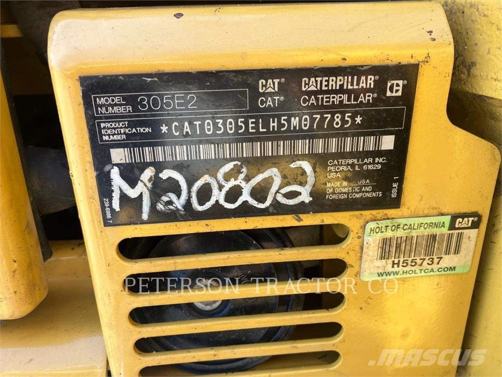CAT 305E2 Telakaivukoneet