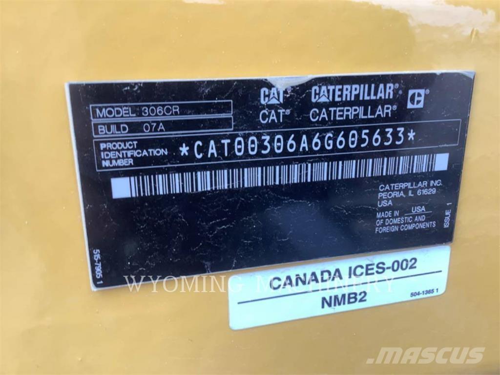CAT 306 Telakaivukoneet