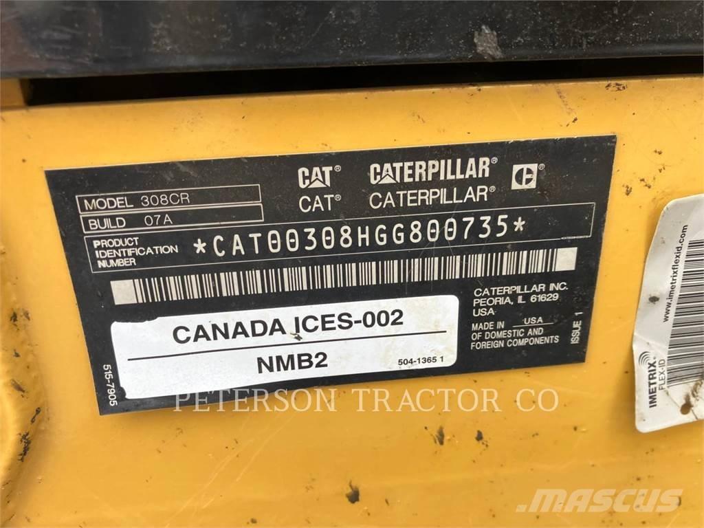 CAT 308 Telakaivukoneet