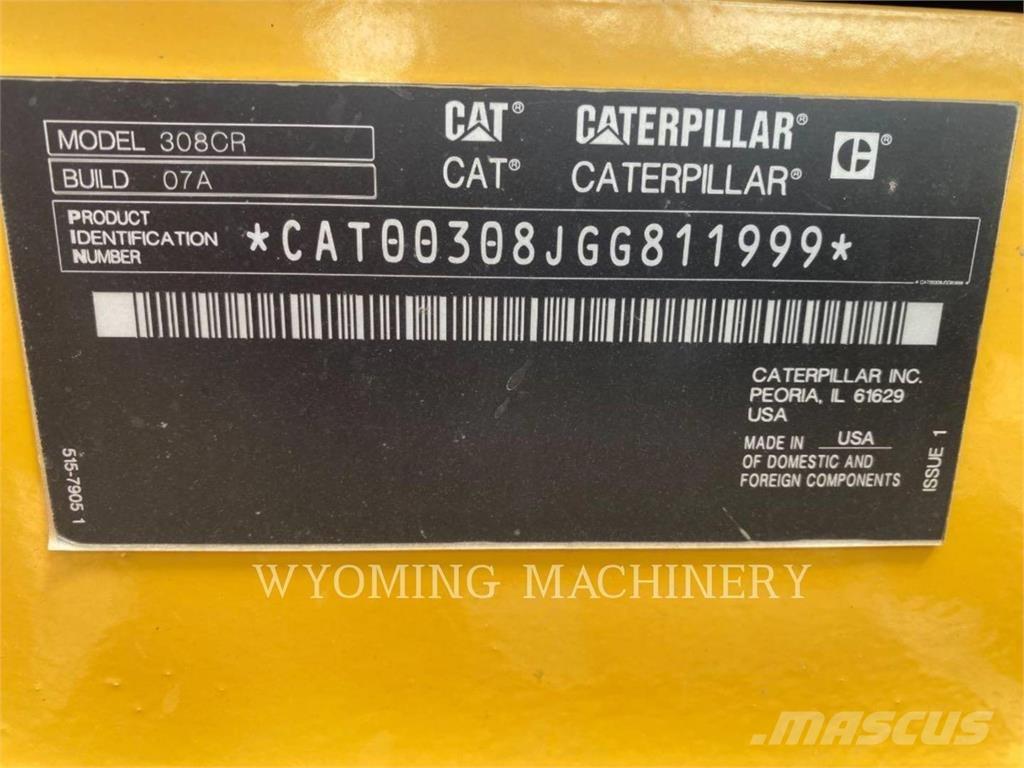 CAT 308 Telakaivukoneet